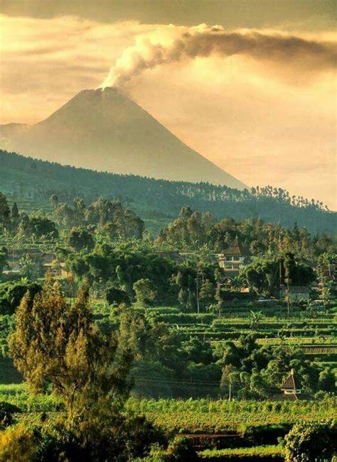 Merapi Volcano, Gunung Merapi National Park, Java, Indonesia | Places to travel, Indonesia, Scenery