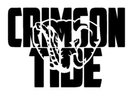 Alabama Crimson Tide Decal