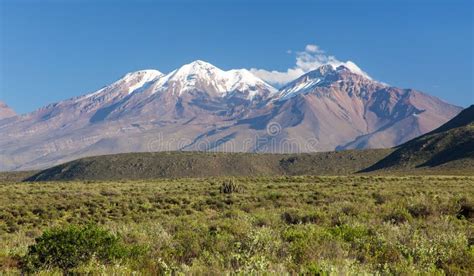 Chachani Volcano Near Arequipa City in Peru Stock Image - Image of holiday, mountain: 233032563