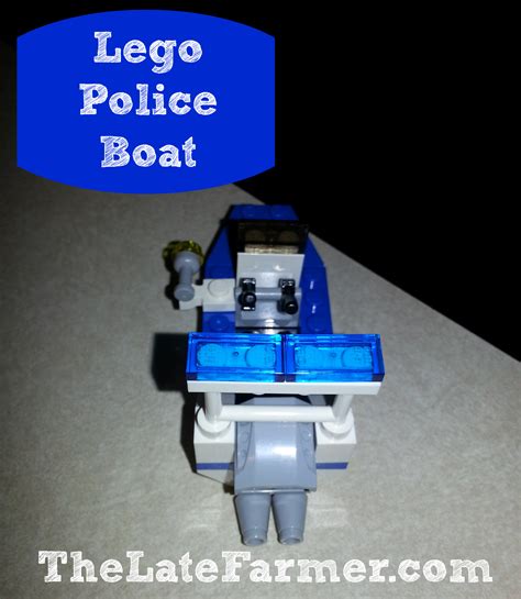 Lego Police Boat