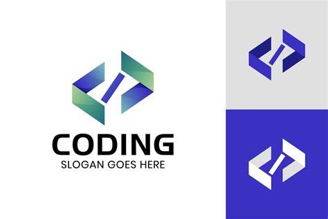 modern logos of code for coding, programming gradient logo template 8799633 Vector Art at Vecteezy