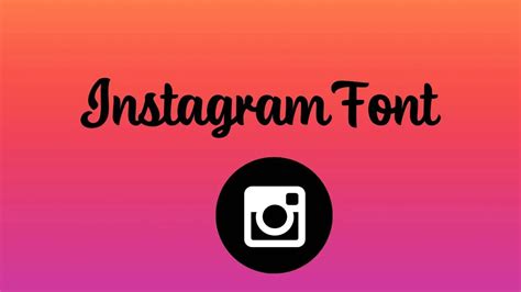 Instagram Logo Font Download Fonts - vrogue.co