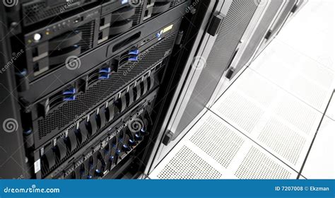 Server Rack Cluster In A Data Center Stock Photo | CartoonDealer.com ...