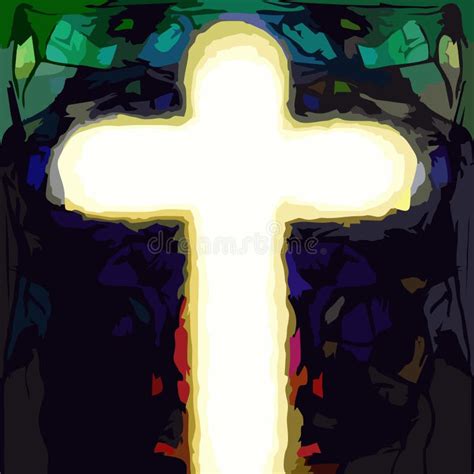 Cross of Jesus Christ Savior Stock Vector - Illustration of christmas, bright: 114950211