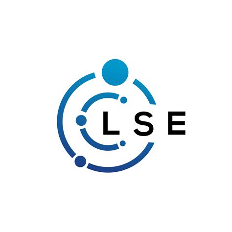 LSE letter technology logo design on white background. LSE creative initials letter IT logo ...