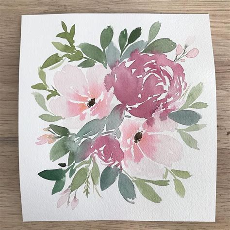 Emma Jane Lefebvre on Instagram: “More flowers! #watercolor #watercolorpainting #watercolour # ...