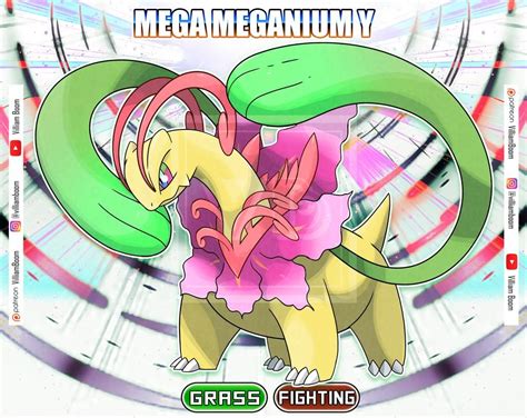 MEGA MEGANIUM Y (SHINY VERSION) by villi-c on DeviantArt | Pokemon ...