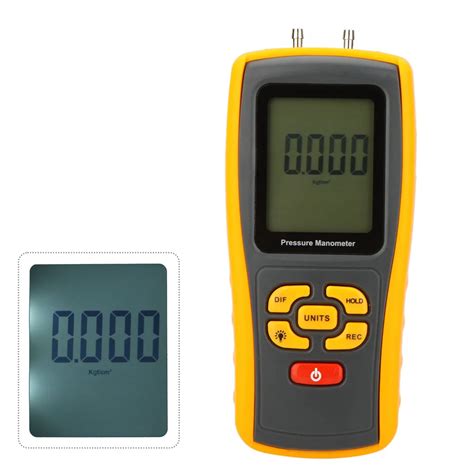 USB Digital pressure gauge LCD Pressure Manometer vacuum gauge Portable Differential Pressure ...