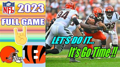 Cleveland Browns vs Cincinnati Bengals WEEK 18 [FULL GAME] | NFL ...