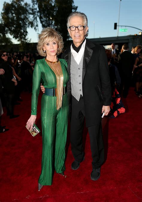 Jane Fonda and Richard Perry | Hot Couples Share the Spotlight at the Grammys | POPSUGAR Celebrity