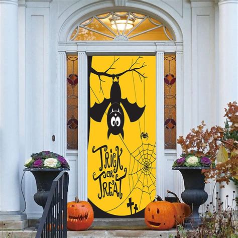 Bat Decor Door Cover Halloween Decor Halloween Decor - Etsy