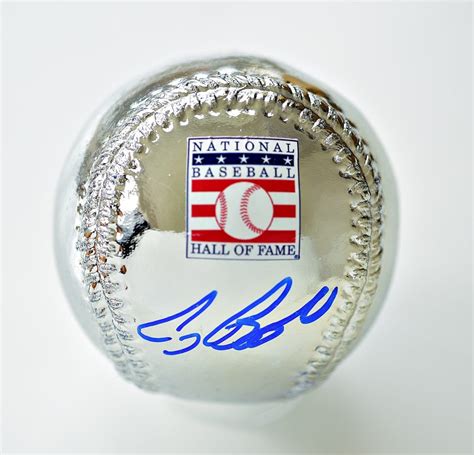 Craig Biggio Signed Silver CHROME SPLASH Hall of Fame Baseball - Big Time Bats