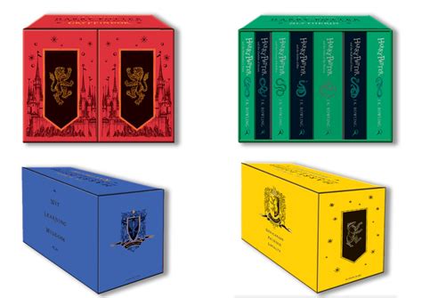 Harry Potter Hogwarts House Editions Box Set - Arena Illustration