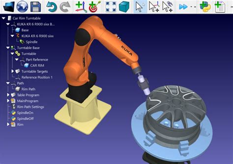 Robot Simulation Turntable - RoboDK blog