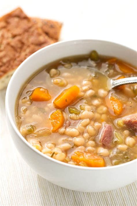 Instant Pot Ham Hock and Bean Soup - Simply Happy Foodie