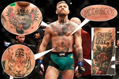 Conor McGregor's tattoos include Arabic writing he got while drunk in ...