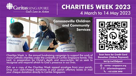 Charities Week 2023 — Church of St Mary of the Angels, Singapore