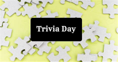 National Trivia Day 2023 - TFDutch.com