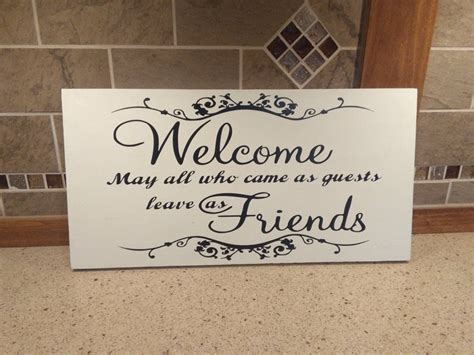 Welcome Family and Friends Sign Welcome to Our Home Sign | Etsy in 2021 ...