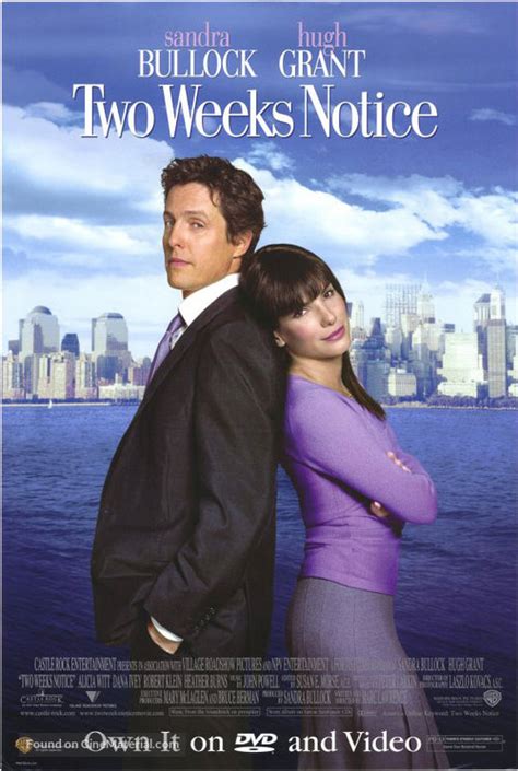 Two Weeks Notice (2002) movie poster