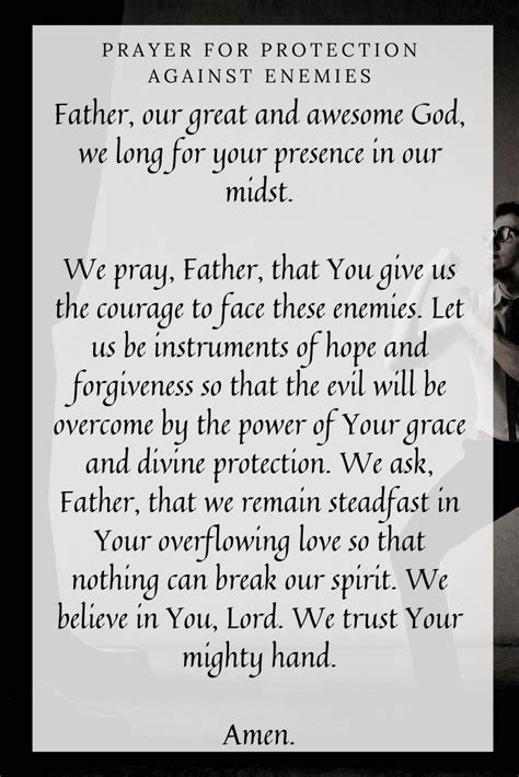 6 Powerful Prayers for Protection Against Enemies - Prayrs