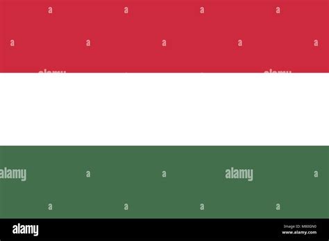 Flag in colors of Hungary, vector image Stock Vector Image & Art - Alamy