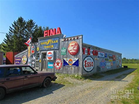 Old Gas Station Signs Photograph by John Malone