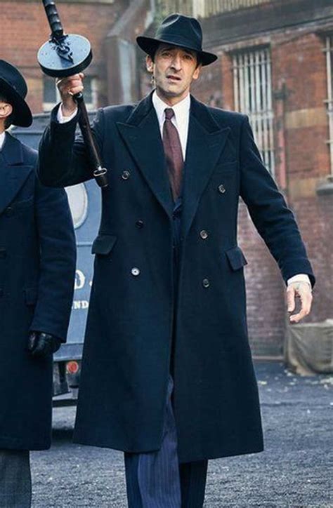 Peaky Blinders Adrien Brody Luca Changretta Wool Trench Coat