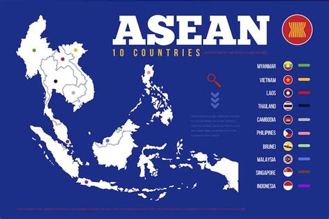 Free Vector Asean Map Infographic 9999 | The Best Porn Website