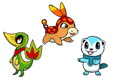 Impression of the Gen 5 starters before their designs were revealed. : r/pokemon