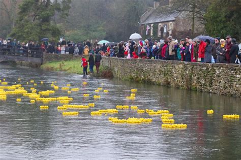 Pictures: crowds enjoy annual Duck Race in the Cotswolds - Gloucestershire Live