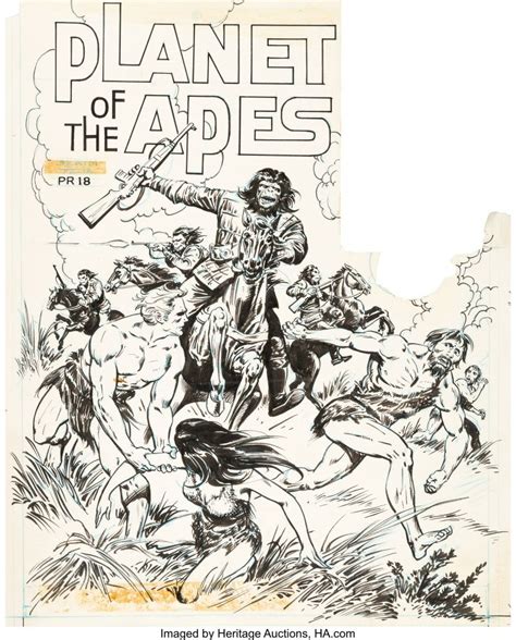 Original Apes Comics Art | Planet of the apes, Comic art, Apes