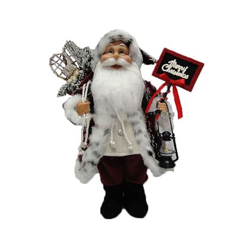 China OEM China Santa Claus Dudley Moore - 40 CM Standing Fabric cloth Christmas Santa Claus ...