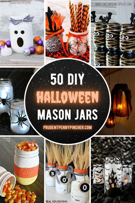 50 DIY Mason Jar Halloween Crafts - Prudent Penny Pincher