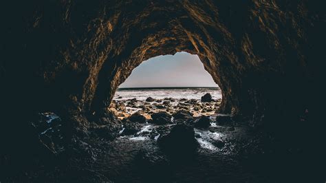 Free Images : sea, coast, water, rock, light, cloud, sunset, sunlight, arch, cave, reflection ...