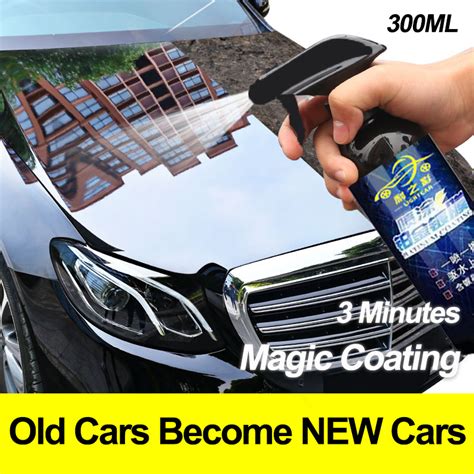 Nano Car Coating Spay Mirror Polish Paint Auto Coating Hand Spray ...