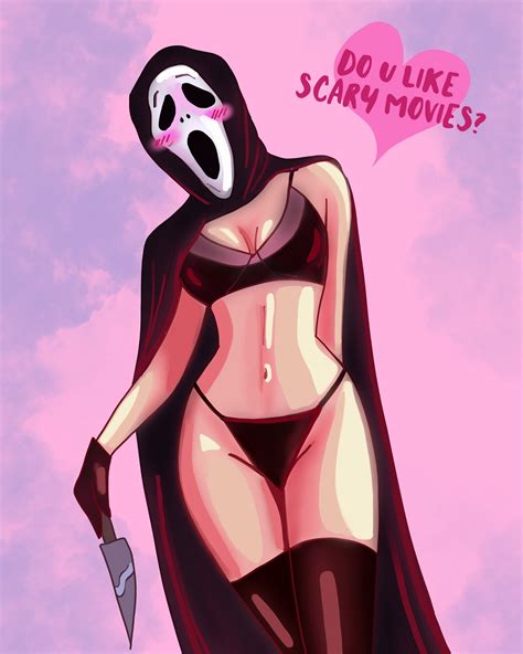 Ghostface Print Scream Movie Funny Slasher Fanart - Etsy