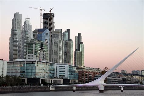 HD wallpaper: high-rise buildings near bridge, Puerto Madero, Buenos ...