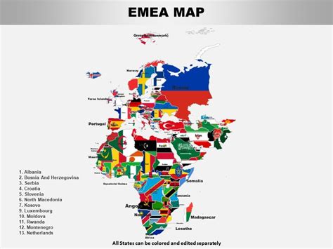 EMEA Map PowerPoint