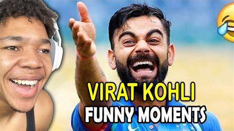 Virat Kohli Funny Moments In Cricket (Reaction) - YouTube