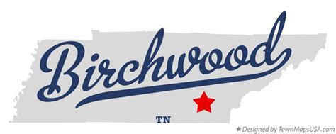 Map of Birchwood, TN, Tennessee