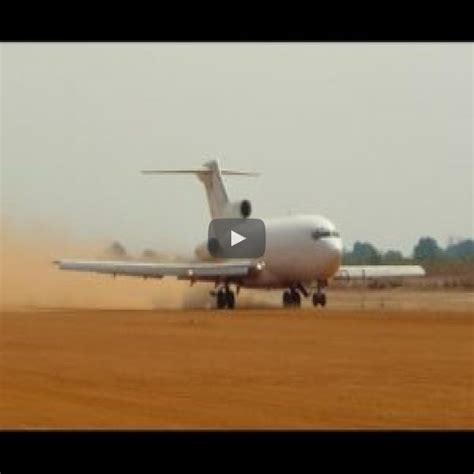 Mighty Boeing 727 landing on dirt airstrip - Aviation Humor