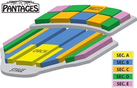 Pantages Seating Chart Interactive | Awesome Home