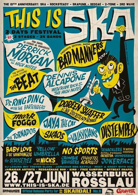 This Is Ska Festival 2015 @ Rosslau, Germany | Gig posters, Ska music, Ska