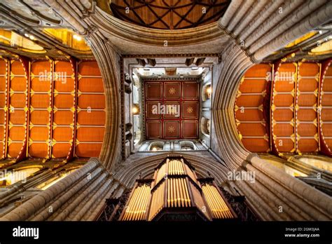 Stunning Roof Architecture In Ripon Cathedral Stock Photo - Alamy