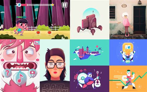 Portfolio 2016 on Behance Flat Design, Graphic Design Art, Art Direction, Adobe Illustrator ...