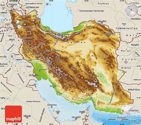 Iranian Plateau Map