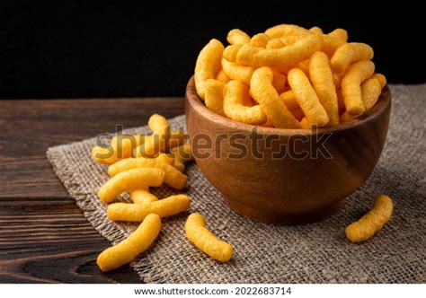 Cheese Flavored Puffed Corn Snacks On Stock Photo 2022683714 | Shutterstock