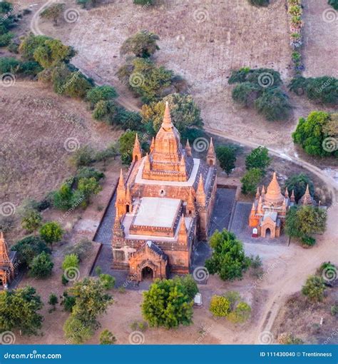 Myanmar Temples at Sunrise in the Summer Editorial Image - Image of ...