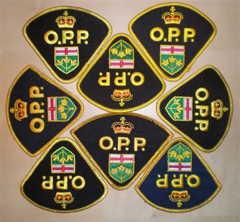 Canada Ontario Provincial police patch lot of 8 Canadian patches -- Antique Price Guide Details Page